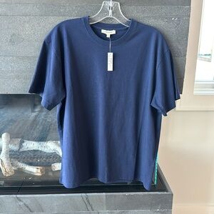 Madewell Cotton Relaxed oversized Tee Navy Blue S  SOLD OUT COLOR